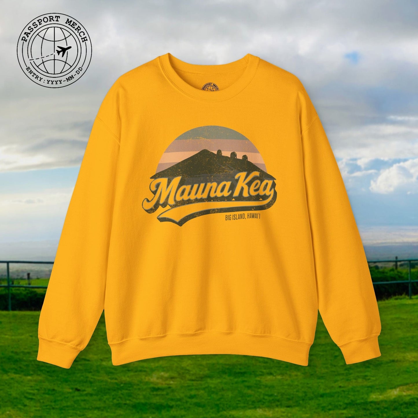Vintage Mauna Kea, Big Island, Hawaii Crewneck
