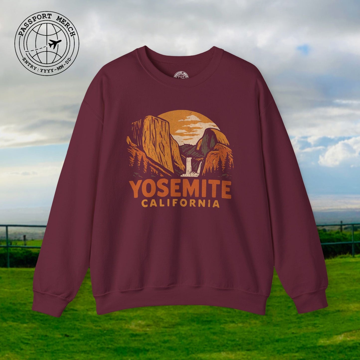 Yosemite, California - 80's Vintage Crewneck