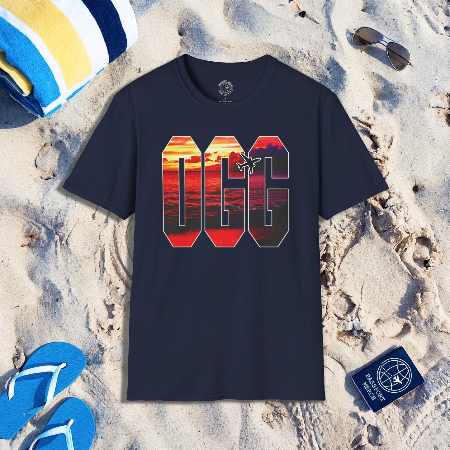 Airport Window ✈️ Kahului Maui Hawaii OGG T-Shirt