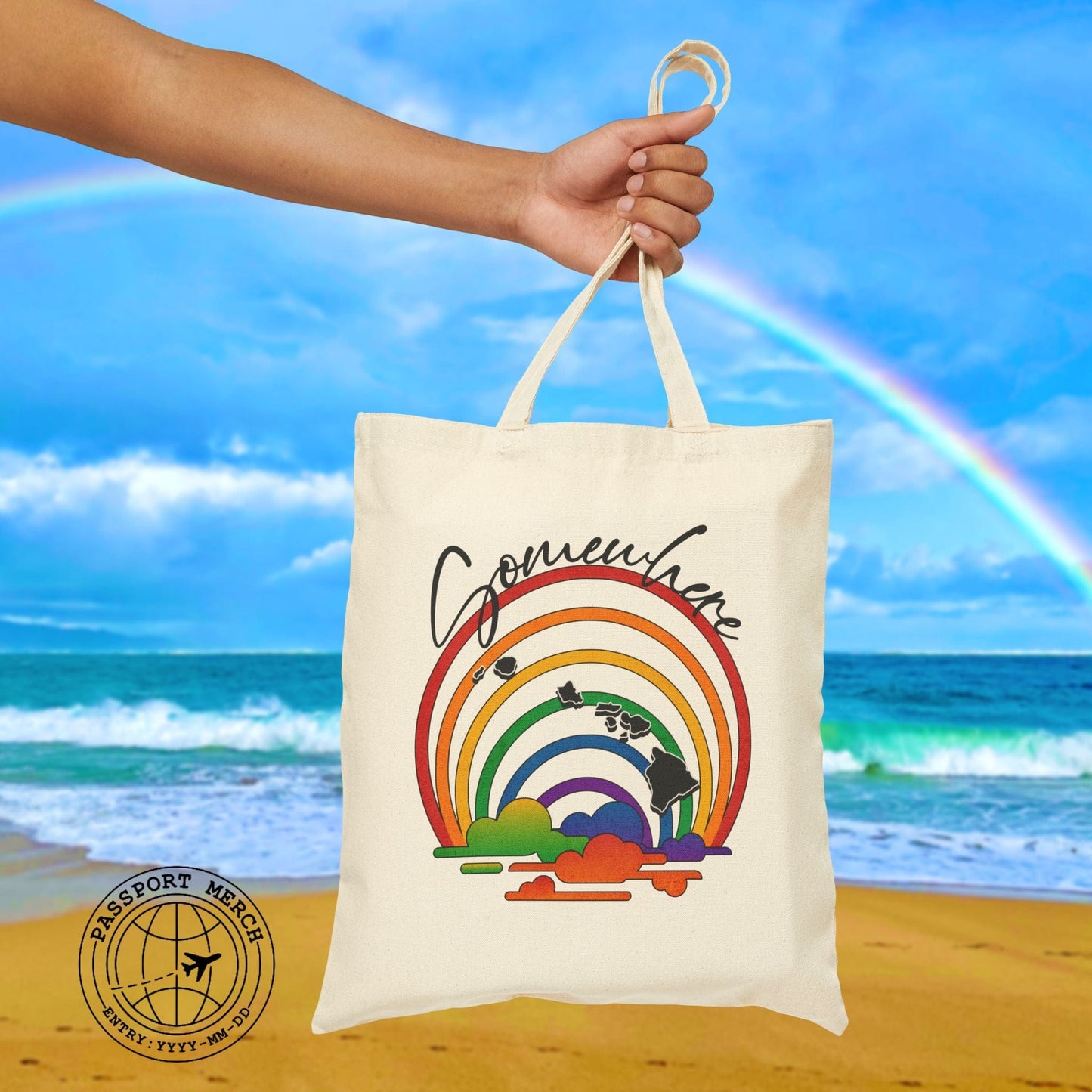 Somewhere Over the Rainbow Hawaii Tote Bag