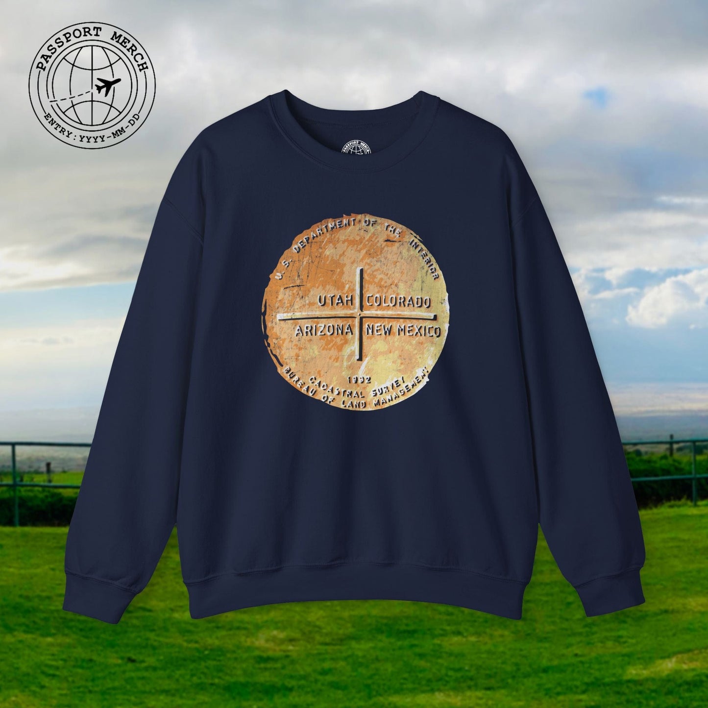 Four Corners - Utah, Colorado, Arizona, New Mexico Crewneck