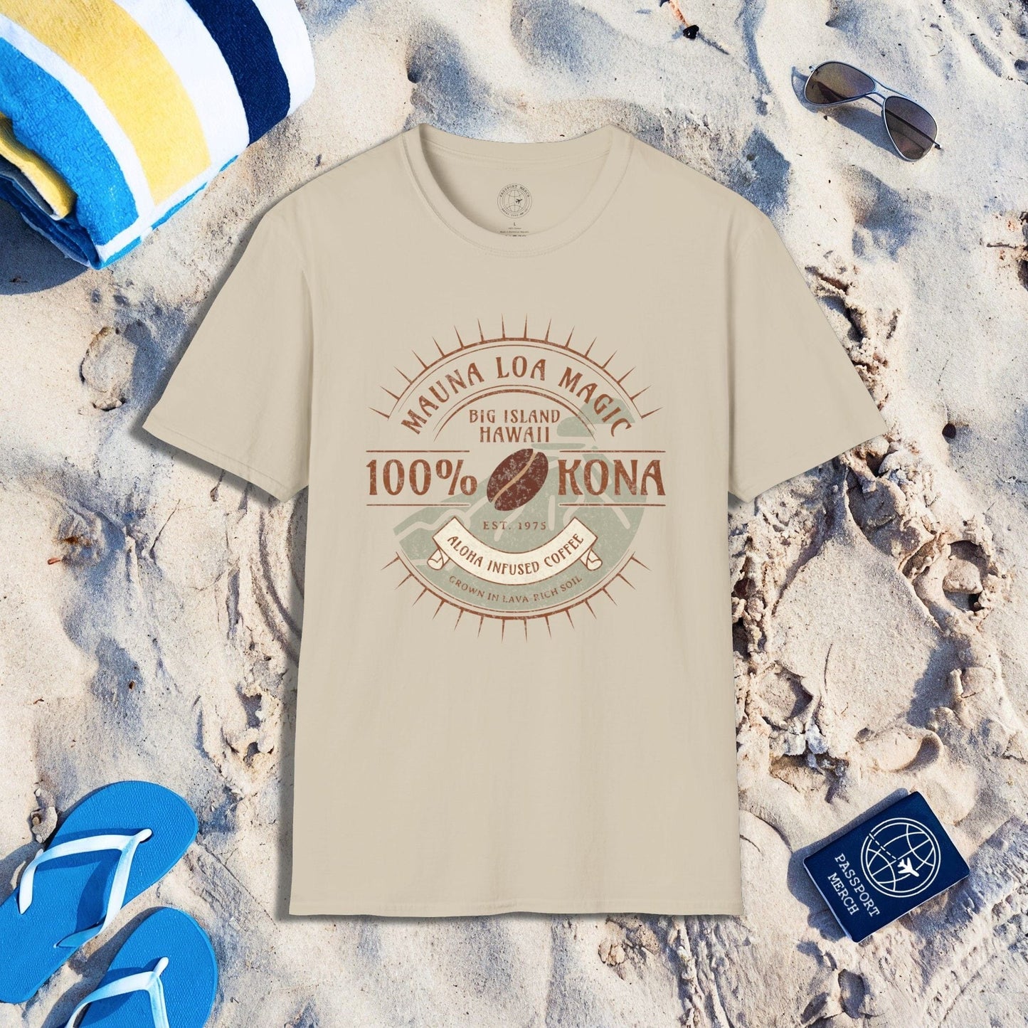 Mauna Loa Magic Kona Coffee Hawaii T-Shirt