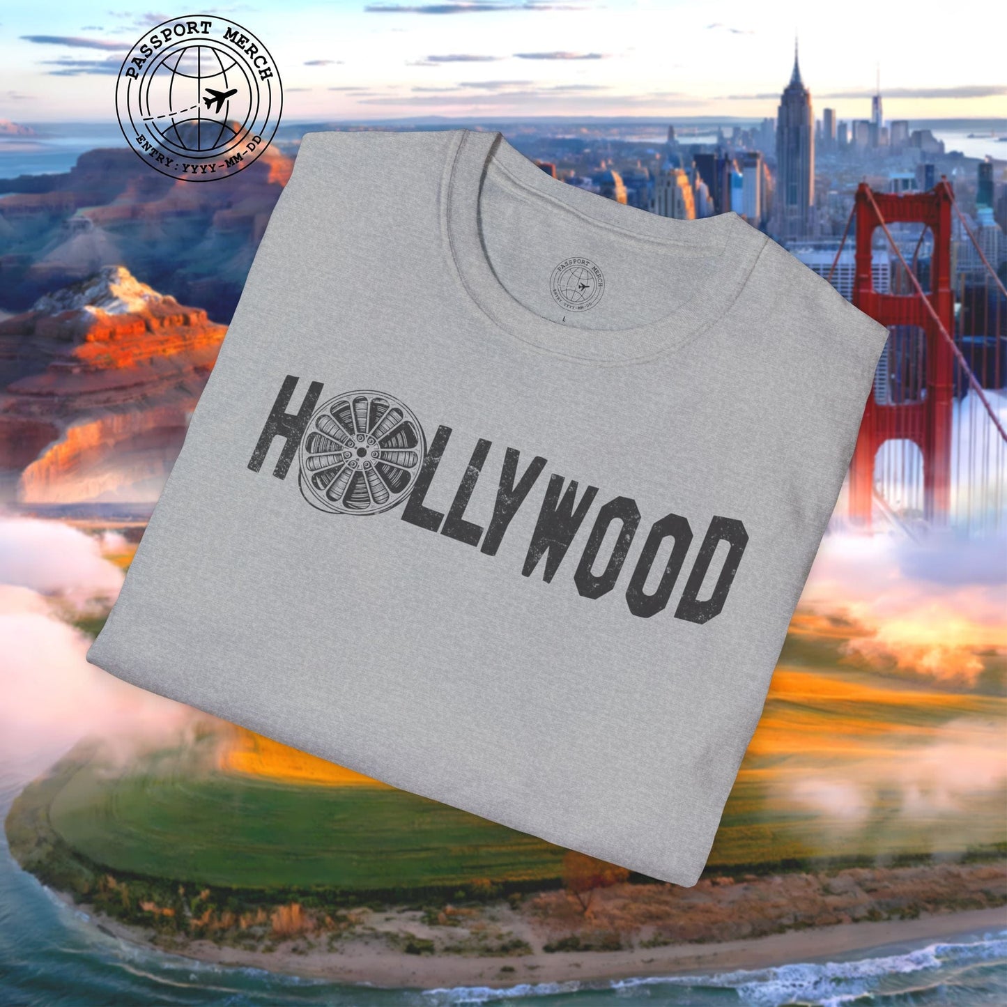 Signs of Wanderlust, Hollywood, California T-Shirt