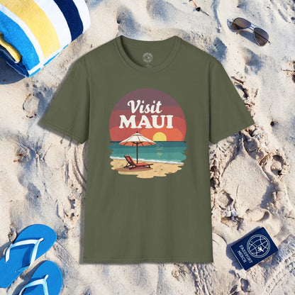 Retro Visit Maui Hawaii T-Shirt