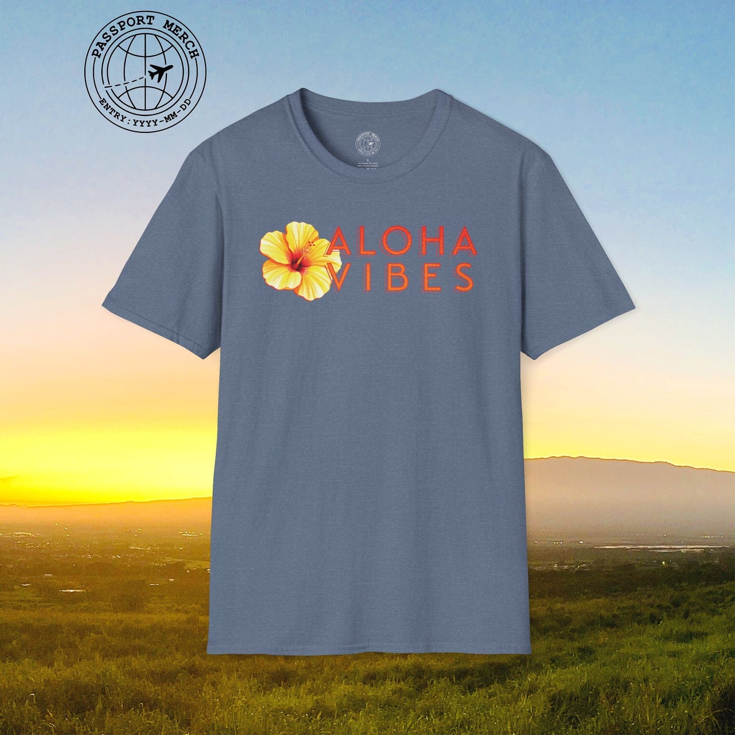 Sun-Kissed Hibiscus Aloha Vibes, Hawaii T-Shirt
