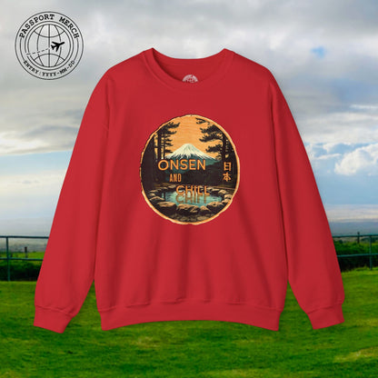 Onsen and Chill, Japan Crewneck