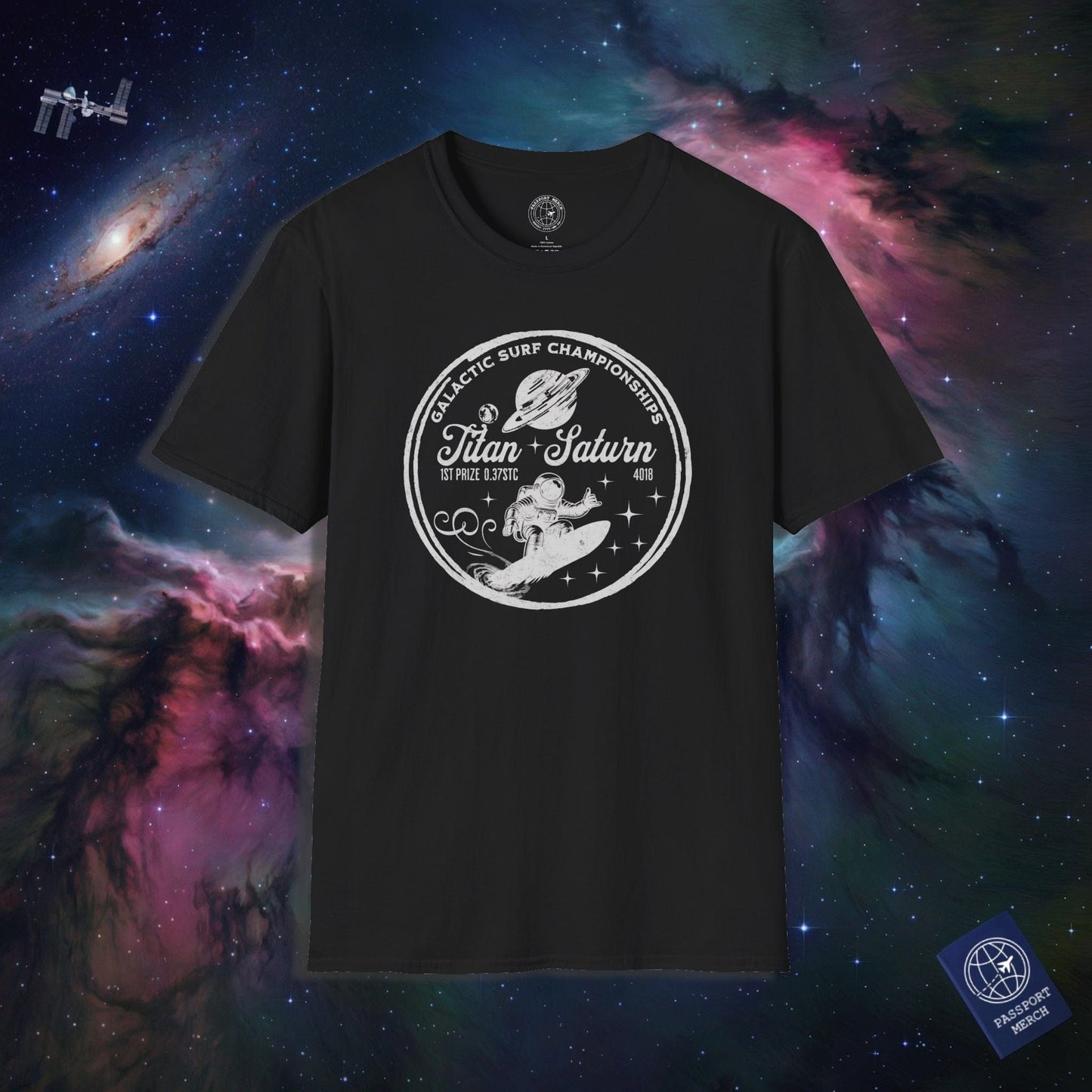 Galactic Surf Championships, Titan, Saturn T-Shirt