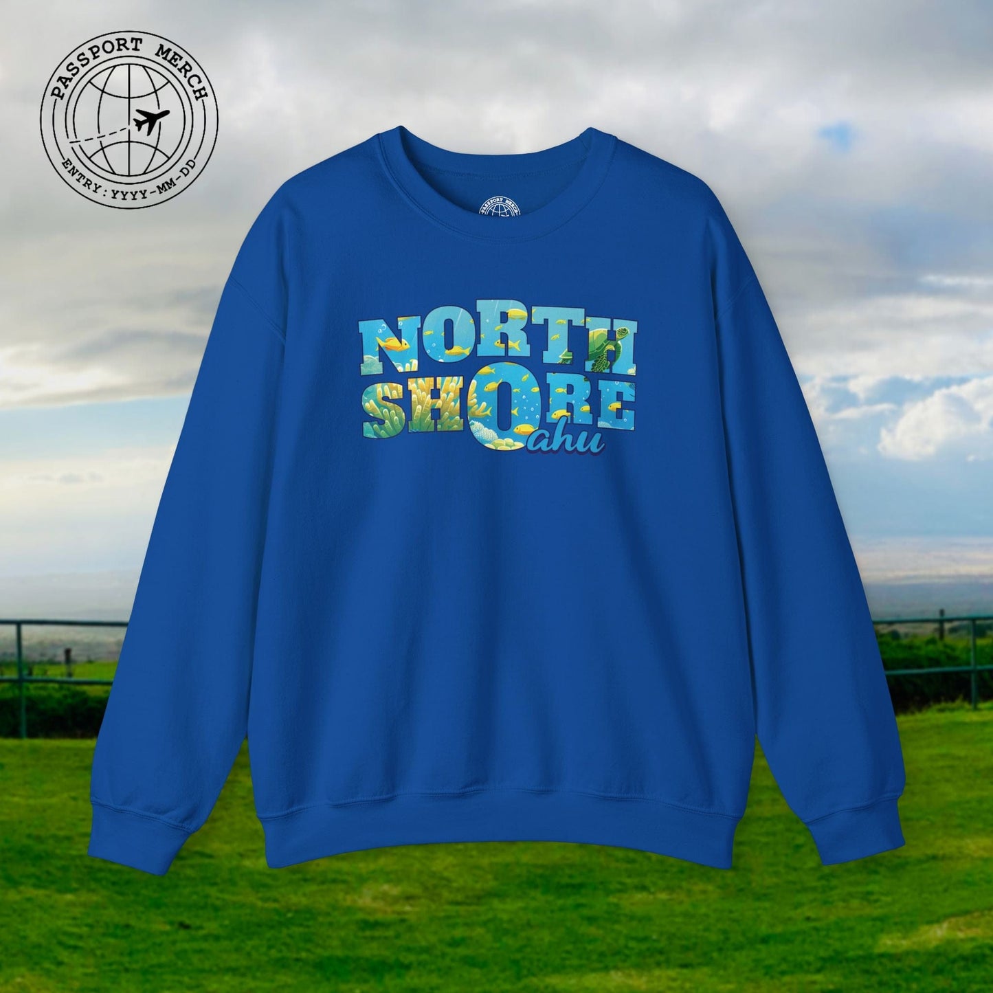 Underwater Dreams, North Shore Oahu, Hawaii Crewneck