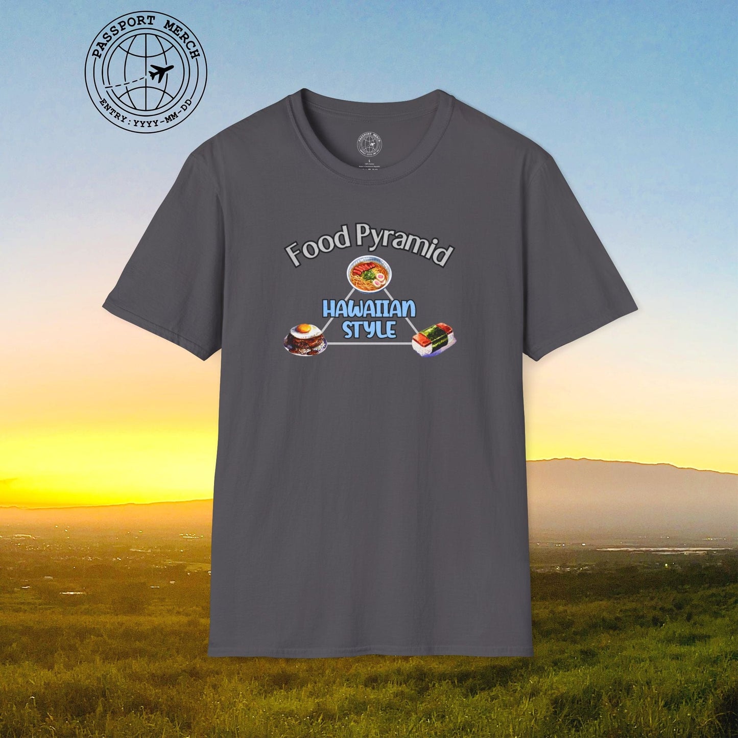 Food Pyramid Hawaiian Style T-Shirt