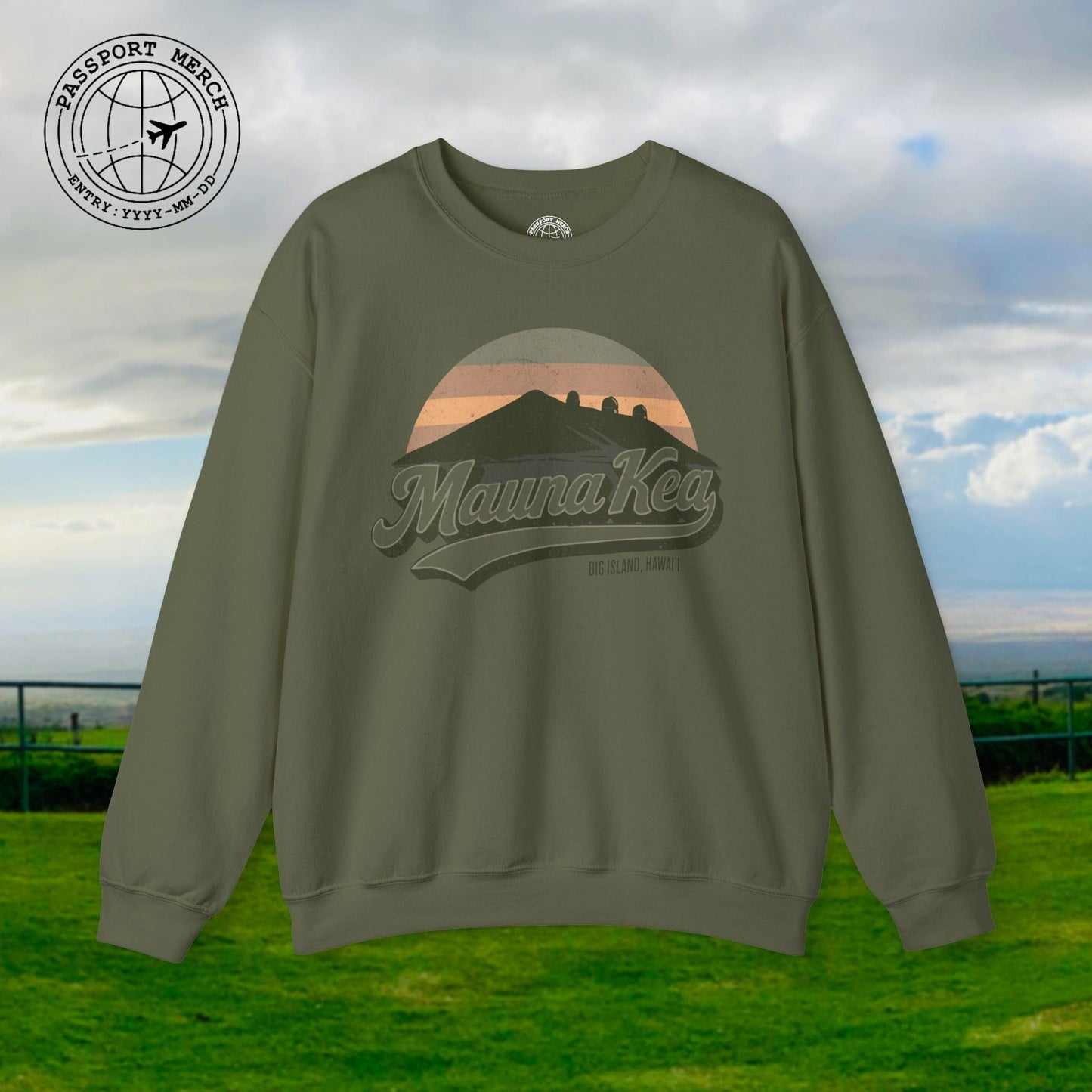Vintage Mauna Kea, Big Island, Hawaii Crewneck