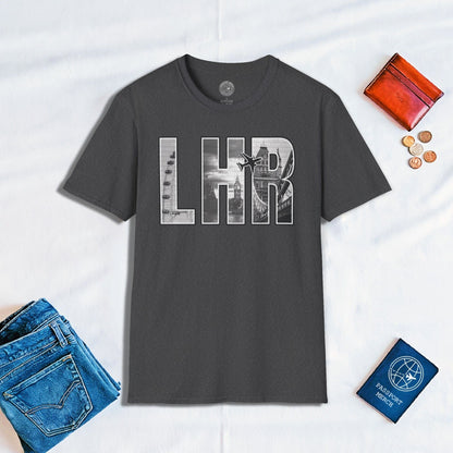 Airport Window ✈️ London England UK LHR T-Shirt