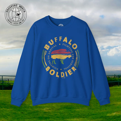 Vintage Buffalo Soldier, Jamaica Crewneck