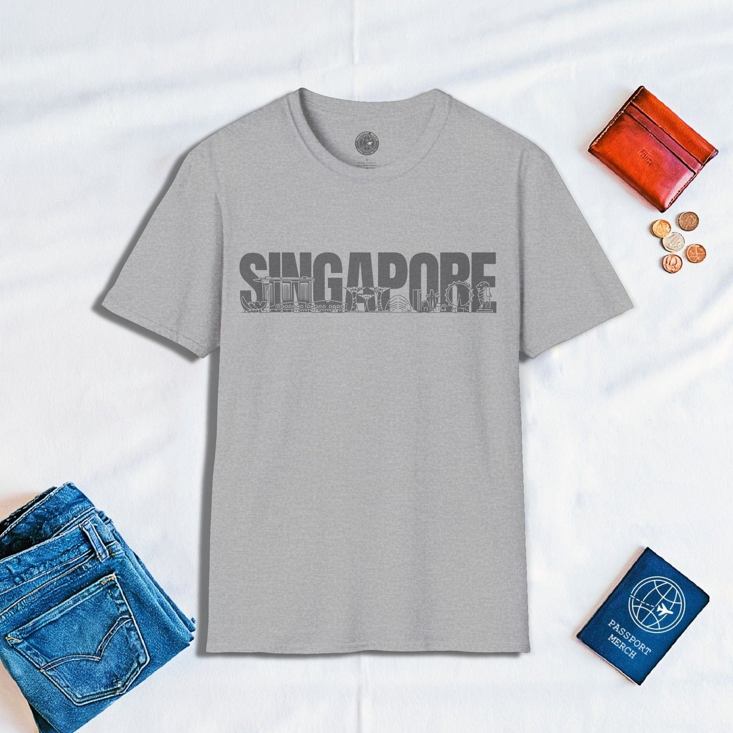 Singapore Monochrome Memories T-Shirt