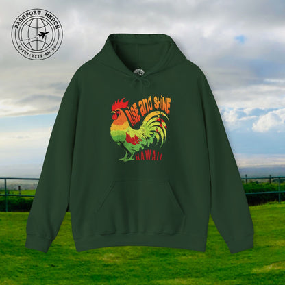 Rise and Shine Rooster, Hawaii Hoodie