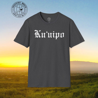 Black and White Ku'uipo (Hawaiian Jewelry Style) T-Shirt
