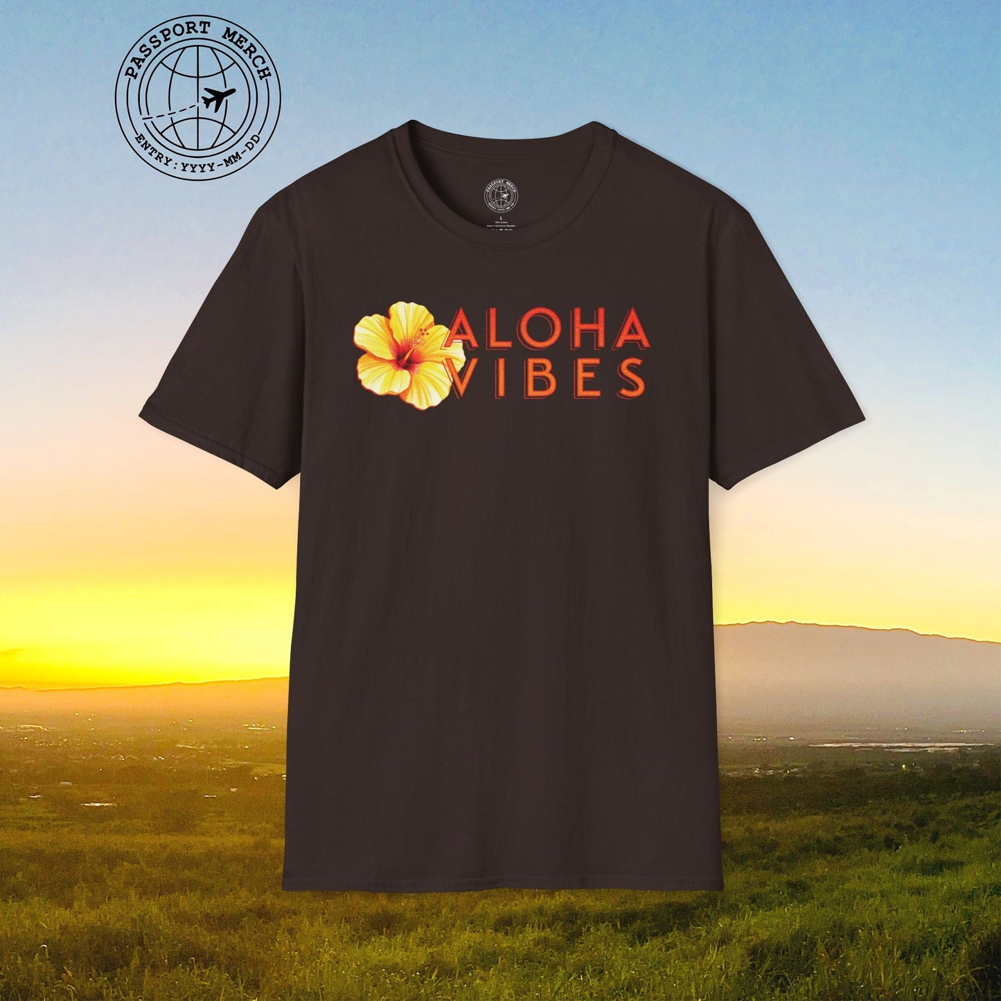Sun-Kissed Hibiscus Aloha Vibes, Hawaii T-Shirt