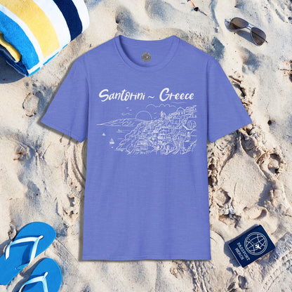 Santorini Dreaming Greece T-Shirt