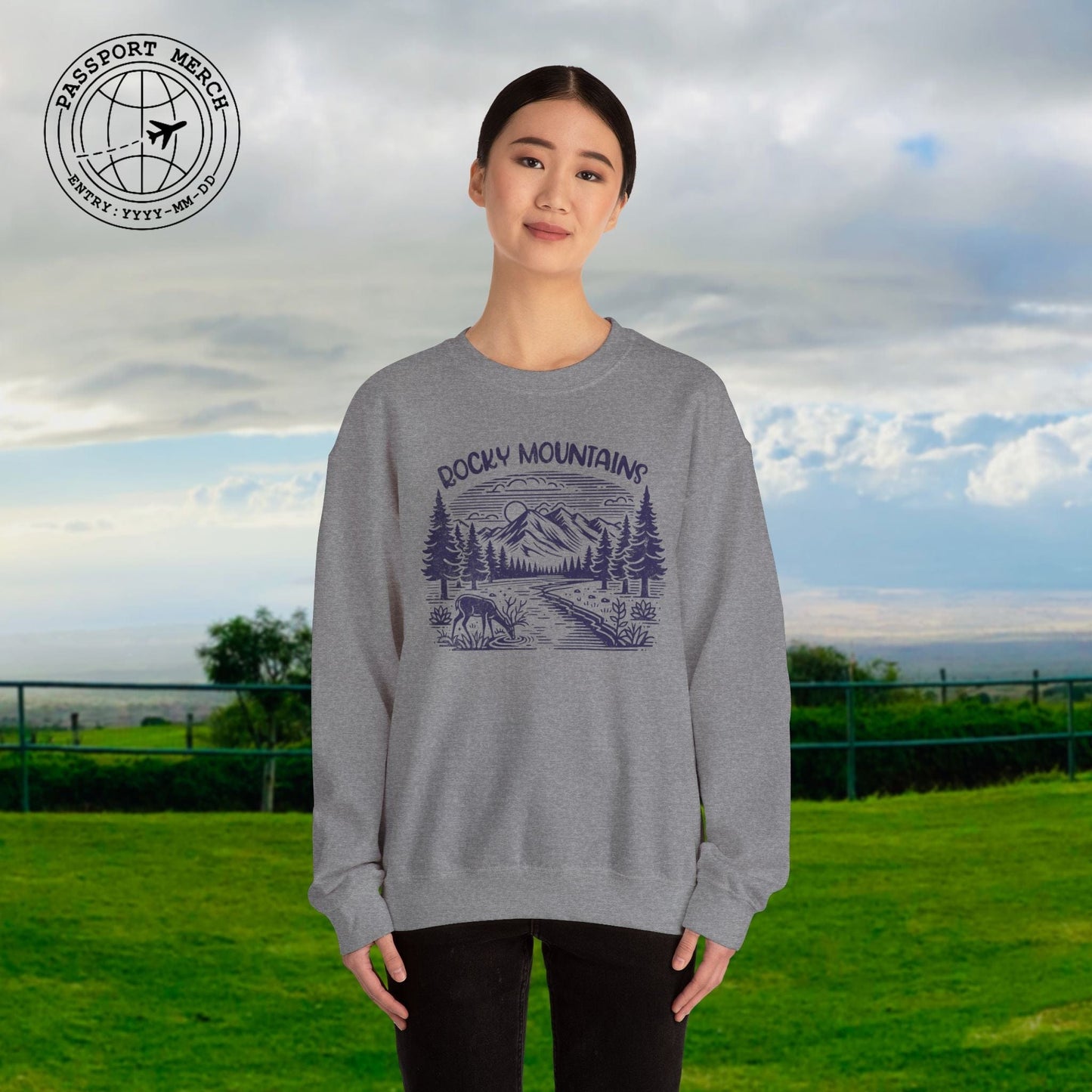 Rocky Mountain Explorer Colorado Crewneck