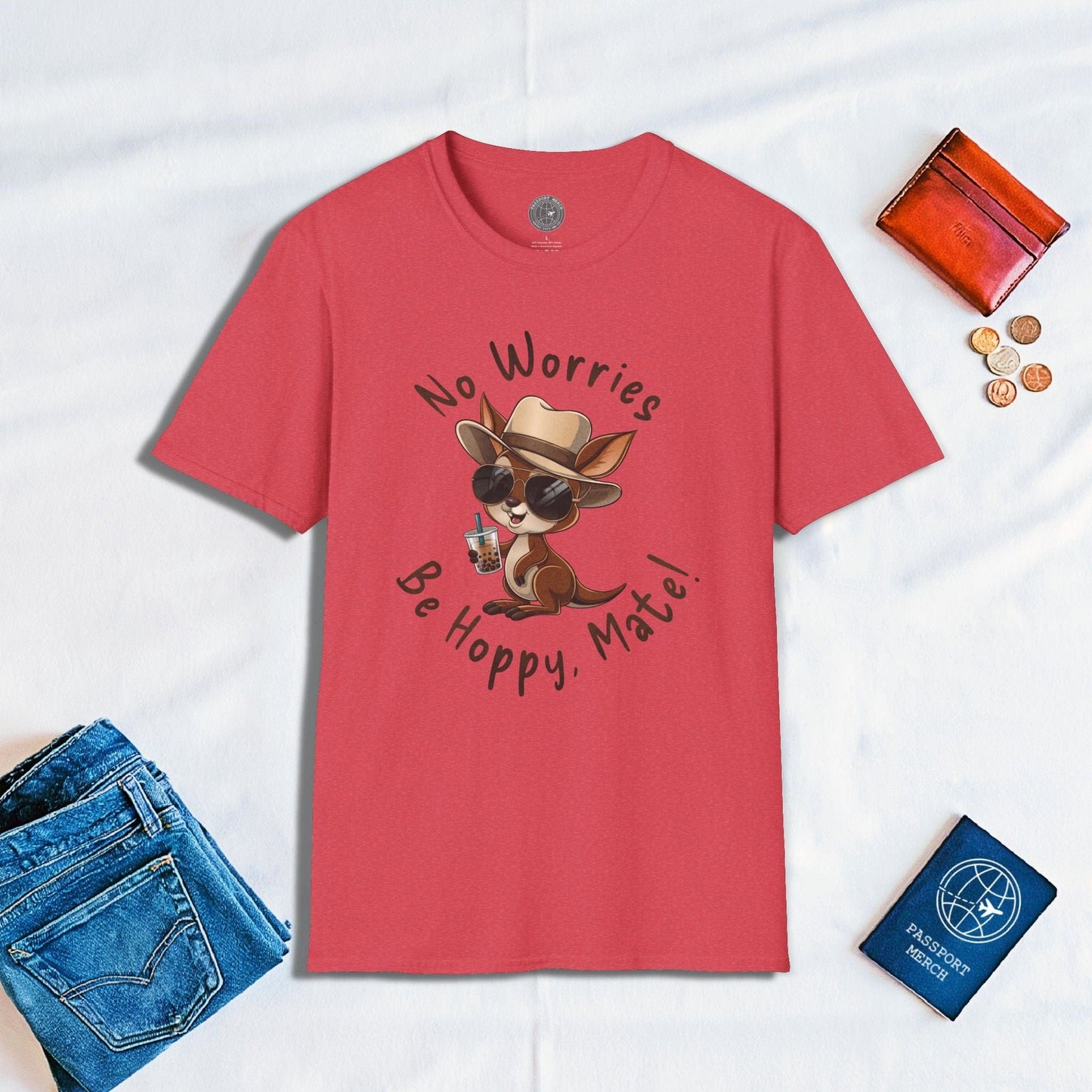 No Worries, Be Hoppy, Mate! Australia T-Shirt