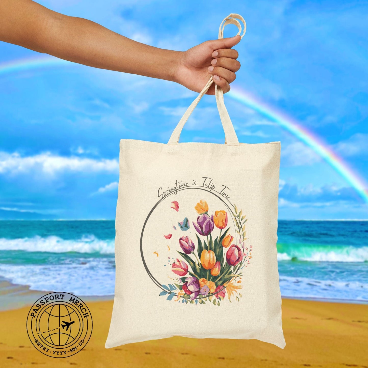 Springtime is Tulip Time in Holland Tote Bag