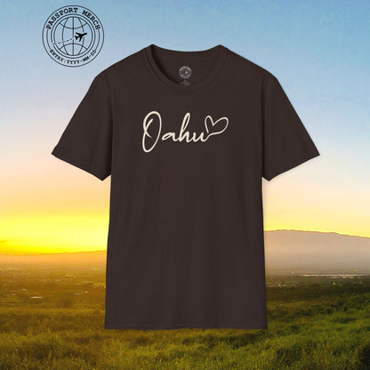 Heart Signature (Islands Edition), Oahu, Hawaii T-Shirt