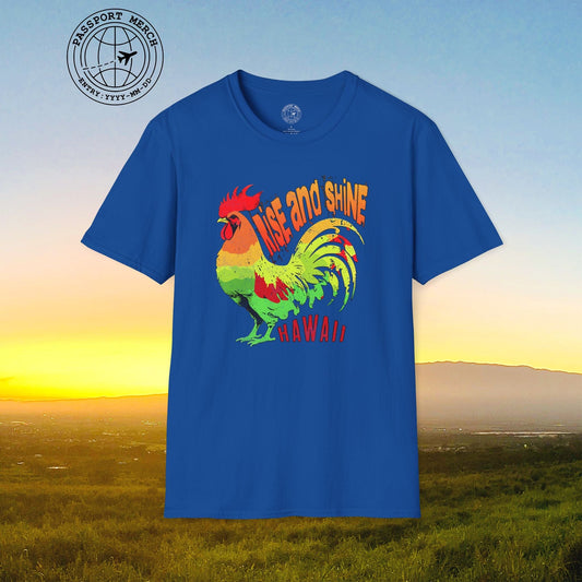 Rise and Shine Rooster, Hawaii T-Shirt