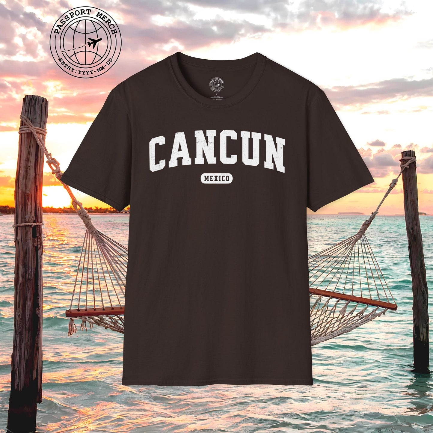 Classic Athletic (Bucket List Edition), Cancun, Mexico T-Shirt