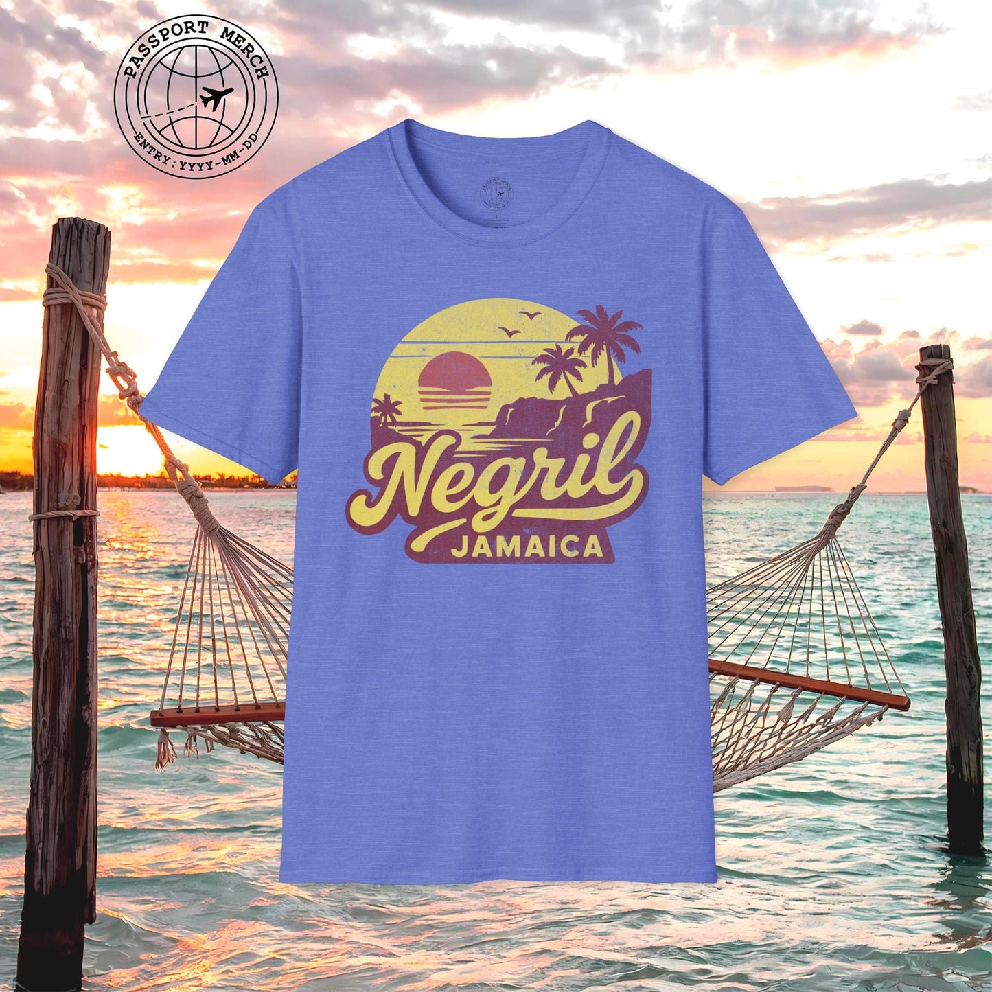 Negril, Jamaica - 80's Vintage T-Shirt
