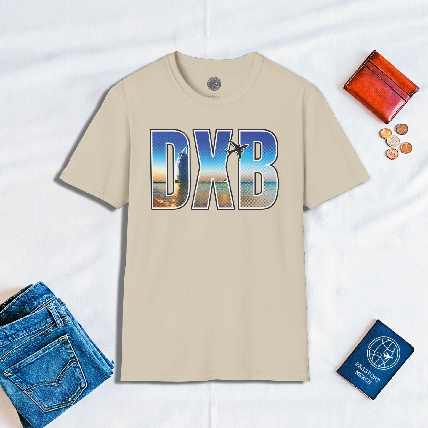 Airport Window ✈️ Dubai United Arab Emirates DXB T-Shirt