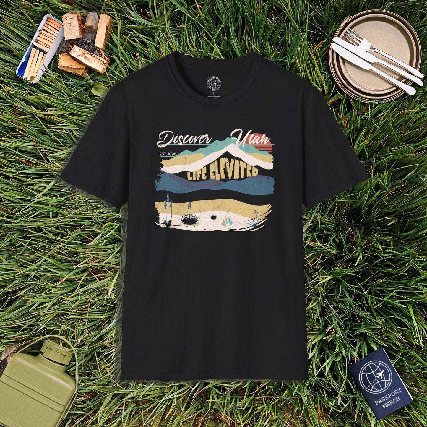 Vintage Utah Life Elevated T-Shirt