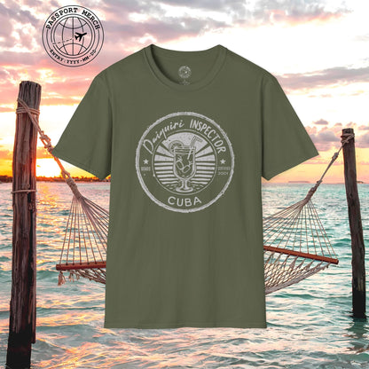 Board Certified Daiquiri Inspector, Cuba T-Shirt