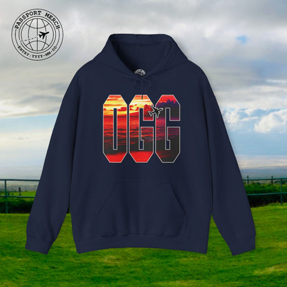 Airport Window Kahului Maui Hawaii OGG Hoodie