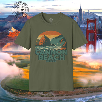 Cannon Beach, Oregon - 80's Vintage T-Shirt