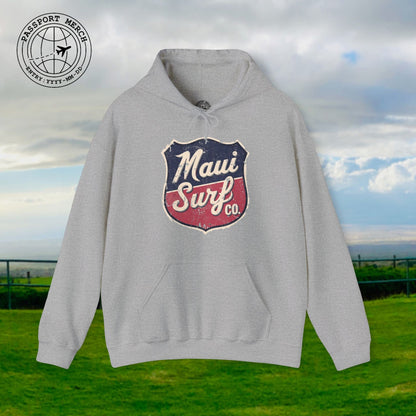 Vintage Maui Surf Co. Shield Hawaii Hoodie