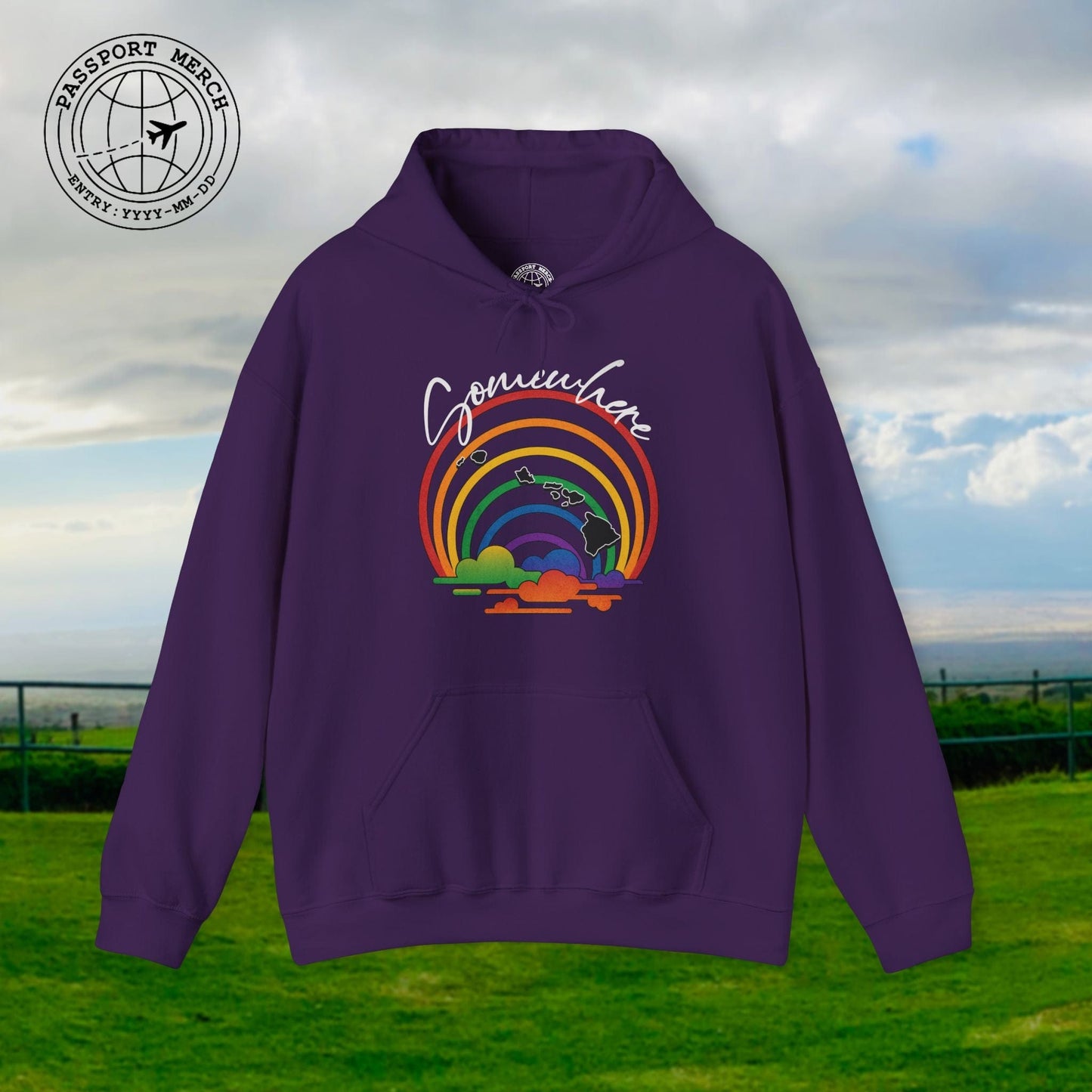 Somewhere Over the Rainbow Hawaii Hoodie