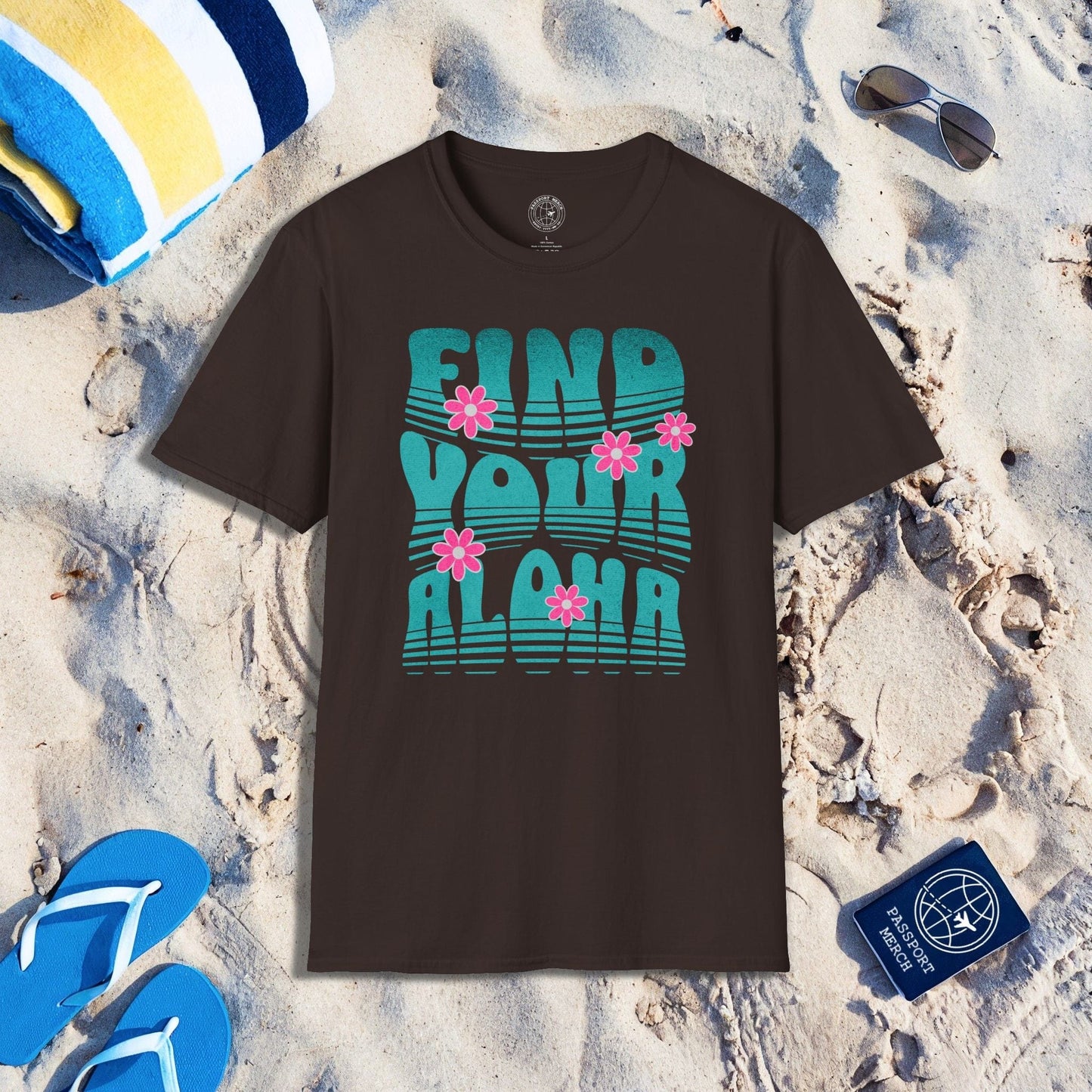 Retro Find Your Aloha, Hawaii T-Shirt