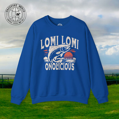 Onolicious Lomi Lomi Salmon, Hawaii Crewneck