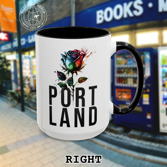 Portland Rose, Oregon 15oz Mug