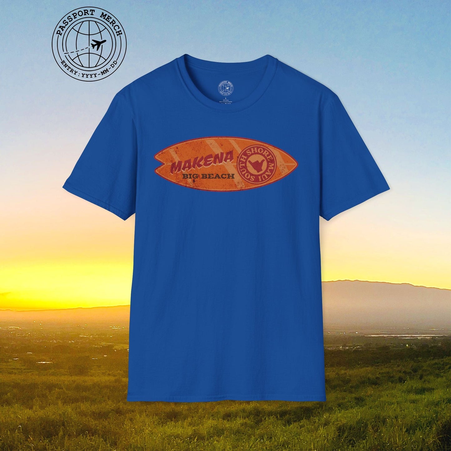 Makena Big Beach Maui Skim Board Hawaii T-Shirt