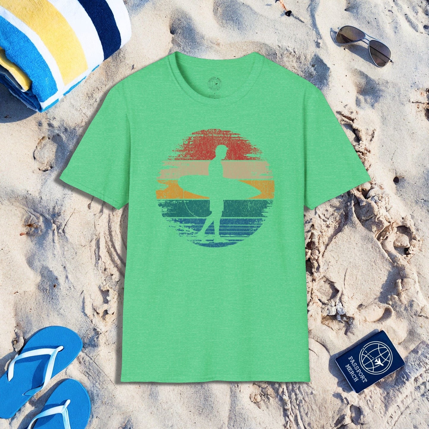 Retro Sun Surfer Dude T-Shirt