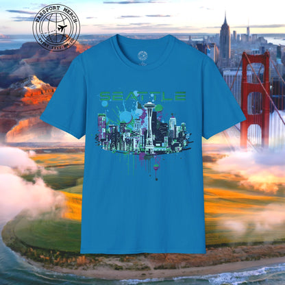 Abstract Space Needle, Seattle Washington T-Shirt