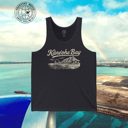 Kaneohe Bay Vintage Monochrome, Hawaii Tank Top