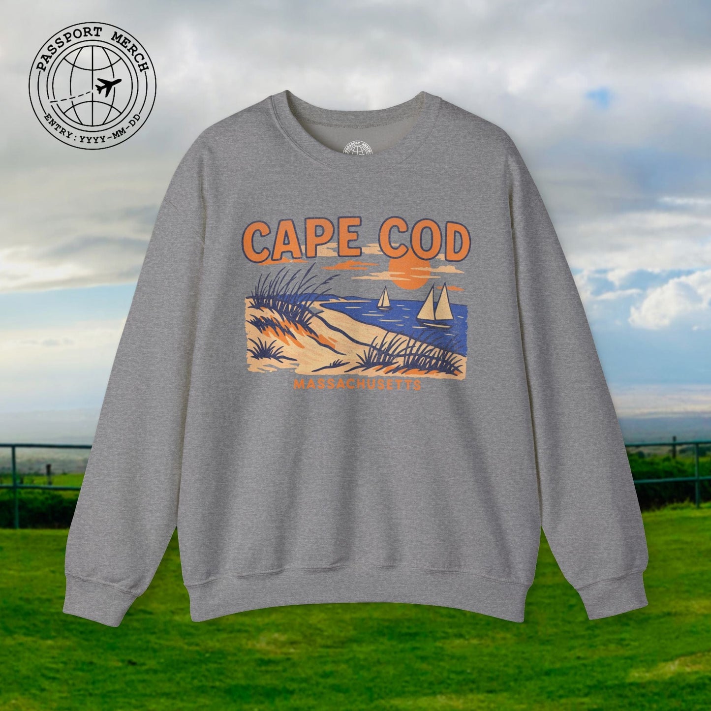 Cape Cod, Massachusetts - 80's Vintage Crewneck