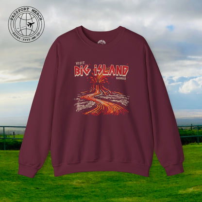 Vintage Visit Big Island, Hawaii Crewneck