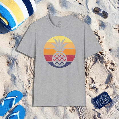 Retro Sun Hawaiian Pineapple T-Shirt