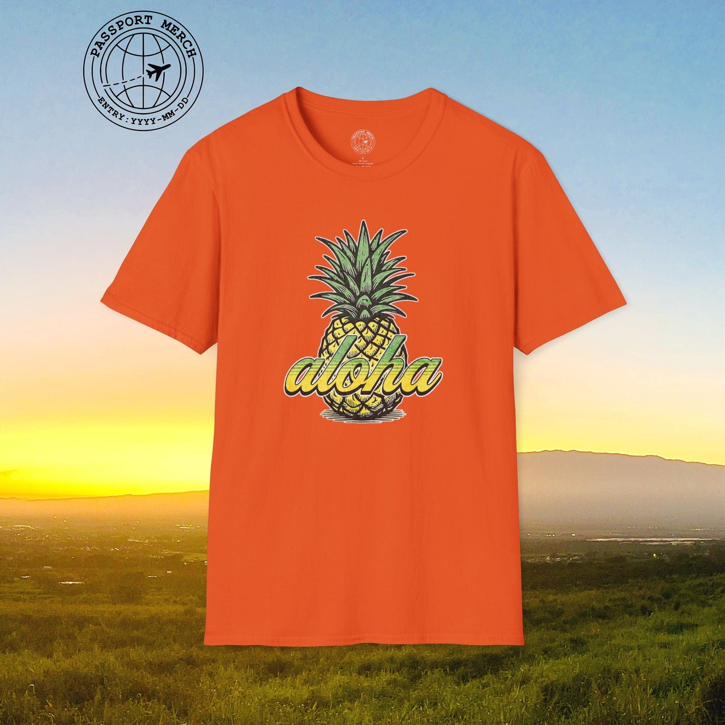 Maui Pineapple Aloha Hawaii T-Shirt