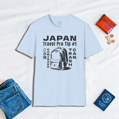 Japan Travel Pro Tip #1 - Trash Can T-Shirt