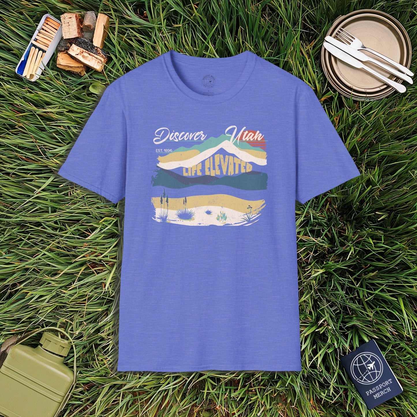 Vintage Utah Life Elevated T-Shirt