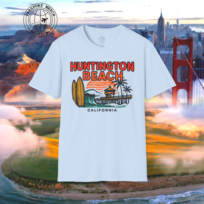 Huntington Beach, California - 80's Vintage T-Shirt