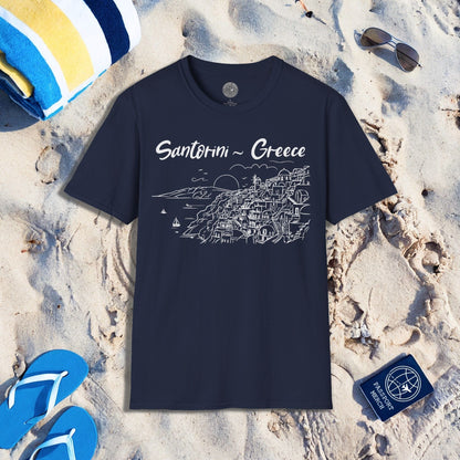 Santorini Dreaming Greece T-Shirt